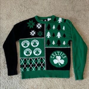 NBA Green and Black Celtics Kids Sweater